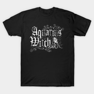 Aquarius Zodiac sign Witch craft vintage distressed Horoscope T-Shirt